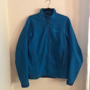 Men’s Patagonia jacket waterproof blue medium